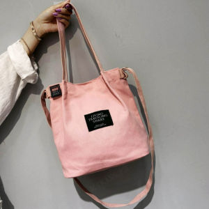 huowa Chic Candycolored Canvas Crossbody Bag with Magnetic Clasp Perfect for Summer