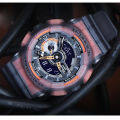 Original G Shock (GA-110LS-1AER) Watch Grey Orange Resin Band Watch. 