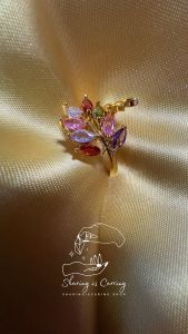 แหวนแฟชั่น เพชรแฟนซี CZ สวยน่ารักกกมาก แบบ บริดเจอตัน ราคา ฿1390.- บาท รวมส่ง Bridgerton syle