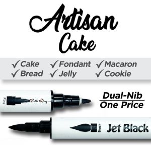 [Petite Houz] Cheapest Edible HALAL Premium Food Art Pen Decorating Cake Edible Marker DUAL NIB Food Grade Fondant Macaron Baking