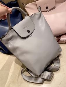 Original Longchamp Le Pliage Xtra cowhide backpack fashionable and minimalist trend㏇0706