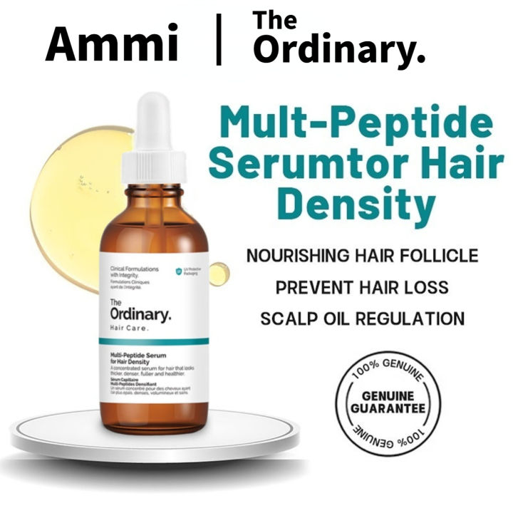 The Ordinary Hair Serum Hair Grower Essence Multi-Peptide Serum for Hair Density Hair Growth Care 60ml Volumizing Hair Treatment Local Supplier Warranty - Lazada | Lazada Philippines
