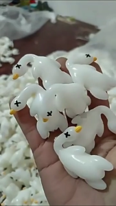 2 miếng Đồ treo trang trí vịt quay sáng tạo đồ treo móc khóa Kết cấu nhựa cho nhà bếp hoặc phòng ăn