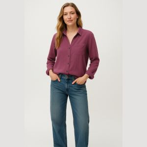 Un*versal Thr*ad Womens Longsleeve Pleated Shirt/ KEMEJA WANITA LENGAN PANJANG BRANDED