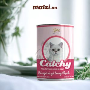 Pate cho mèo Catchy Lon 400gr