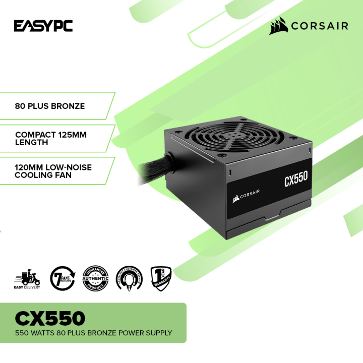 EasyPC | Corsair CX550 550 / CX650 650 / CX750 watts 80 Plus Bronze ...