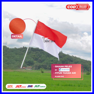 BENDERA MERAH PUTIH KECIL 80 x 51 (ISI 10PCS)