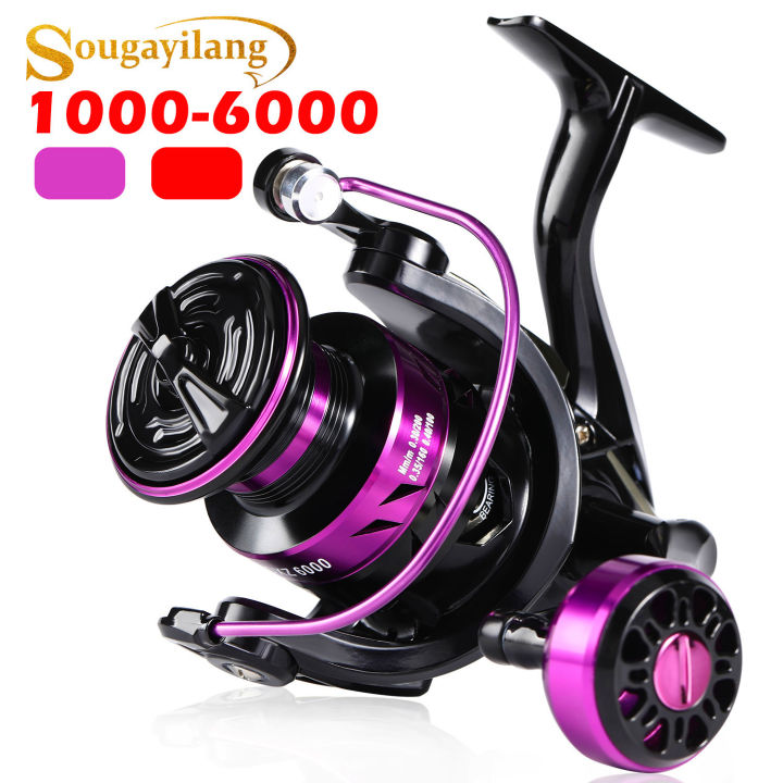 Sougayilang Cheap Spinning Reel 1000-6000 Series Spherical Grip / EVA Grip  5.2:1 Gear Ratio Fishing Reel