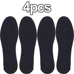 hot selling🔥3Pairs=6Pcs Bamboo Charcoal Deodorant Insoles Mesh Breathable Absorb-Sweat Shoe Pads Men Sports Shoes Antibacterial Insert Insoles