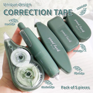 5pcs Correction Tape Set School Supplies Student Correction Stationery Portable Mini Cute 修正带套装