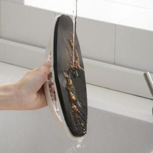 Bàn chải vệ sinh bàn chải gấp gọn bàn chải cọ rửa có tay cầm tiện lợi cho nhà bếp gấp vắt dễ dàng - Happy Home 4U