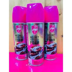 Flamingo 450ml Foam Pembersih Topi Keledar & Disinfeksi Helmet  Flamingo Helmet Disinfecting Foam 头盔清洁消毒泡沫清洁除菌泡沫