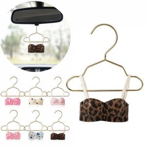 NOBLELYN Leopard Print Small Bra Car Mirror Pendant Polka Dots Underwear Shape Car Hanging Ornament Creativity Versatile Rearview Mirror Pendant Vehicle Interior Decor