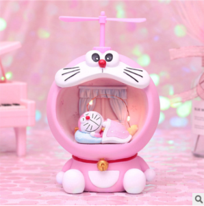 Đèn Ngủ Doraemon Siêu Độc ĐáoCó Chong Chóng Lỗ Tiết Kiệm Tiền Phát Sáng Trang Trí Bàn Làm Việc Quà Tặng Sinh Nhật