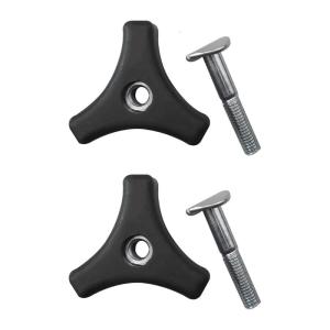 Triangular Handle Knob Screw Nut For Lawn Mower Secure Grip Plastic Design Universal Gardening Tool Accessory