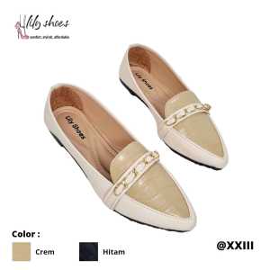 LILY SHOES - Titan Flatshoes Wanita Berkualitas Variasi Rantai