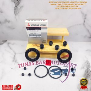 KIT KALIPER KARET CAKRAM DEPAN MITSUBISHI MIRAGE 1SET KIRI KANAN PART MOBIL