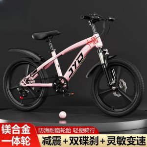Kids Bicycle Balance Bike Kids Cycle For Boy Training Bicycle Mens Mountain Bike Variable Speed 6-15 Years Old Racing Disc Brake Shock Absorber Bicycle