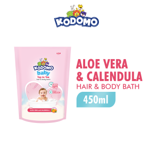KODOMO Baby Top to Toe Hair & Body with Aloe Vera and Calendula 450ml