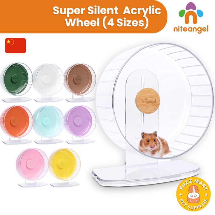 View of Niteangel Super Silent Hamster Exercise Wheel (9 Colors, 4 Sizes ...