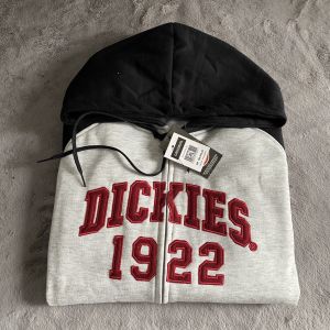 Jaket Hoodie DICKIES Kombinasi 1922 Zipper Grey Pria Wanita Premium High Quality