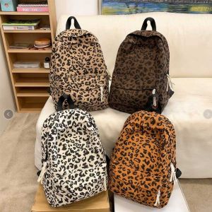 Casual Commuter Travel Leopard Print Womens Backpacks Large Capaci Lightweight School Bag Leisure College Student Backpack H260729
