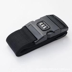 Luggage Strap Suitcase Straps Adjustable Travel Belts Accessories with Combination Lock