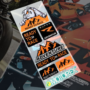 2 Bộ miếng dán mũ bảo hiểm xe đạp dây đeo hông xe máy phản quang KTM sẵn sàng để đua miếng dán chống thấm trang trí yếu tố phù hợp với KTM r2r Duke 250 690 790 890 RC390 RC8