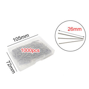 2000PCS Silver Sewing Pins with Box Stainless Steel Straight Pins Flat Head Pins Bandana Pin Shawl