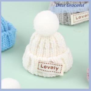Ditur 1/6 Dollhouse Miniature Lovely Hat Cap for Kids Birthday Gift Dolls Accessories
