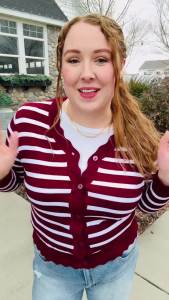 GRECERELLE  Womens Long Sleeve  V  Buttoned Collar Cardigan Knitted Shawl Sweater