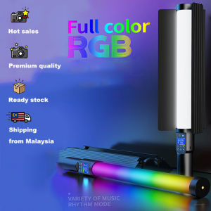RGB LED Light Wand Handheld RGB Video Light Wand Stick for Photography 2500mAh Built-in Rechargable Cube Light 2500-6500K Dimmable Camera Light