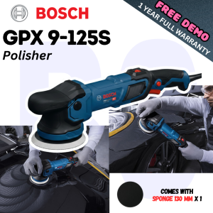 BOSCH GPX 9-125S PRO Orbital Polisher 900W Corded | 6 Speeds | Vibration Control