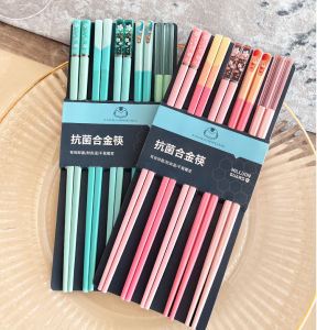 Combo 5 ĐÔI ĐŨA ĂN KIỂU NHẬT mix HỌA TIẾT hỗn hợp màu MORANDI XINH XẮN TIỆN DỤNG - đũa ăn dụng cụ gắp đũa gắp kiểu Nhật