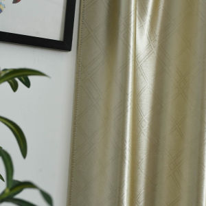 Solid Color Self-adhesive home decor Curtain Modern Designed Bedroom Window Blue Langsir Free Installation of Small curtain