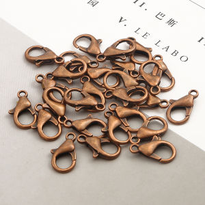 20-50pcs Lobster Clasps Jewelry Findings 10/12/14/16/18/21mm Alloy Hooks For Bracelets Necklaces DIY Jewelry Making Chain Closure Accessories