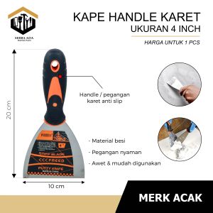Kape gagang fiber Murah Kape Bagus kuat nyaman/ Kape Gagang Karet Scraper Varian 2" - 2.5" - 3" - 4"