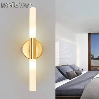 Modern Nordic LED Wall Lamp Crystal Staircase Aisle Background Wall Lights For Living Room Home Decor