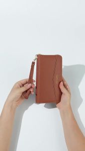 New Elegant Womens Wallet Fresh Large Capacity Womens Zipper Phone Wallet Card Holder Clutch Coin Purse [ Free Shipping ]