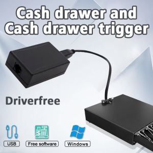Metal Cash Drawer Save Money Cashier Box POS Till Cash Register System Change 4 note 5 coin 6 keys