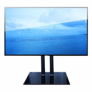 TV Table Stand / TV Base / Table Top Stand [Hold up to 65 ] (Black) / Universal Suitable All TV Brands / Come With Own TV Bracket