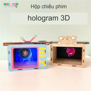 [HỘP TO] Hộp chiếu Hologram 3d cho bé Hộp chiếu phim 3D giúp bé tăng trí tưởng tượng