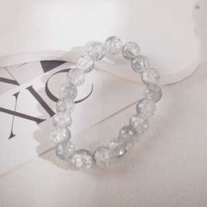 Gelang Aesthetic Batu Kaca Kristal Wanita - Crystal Bracelet per 2pcs