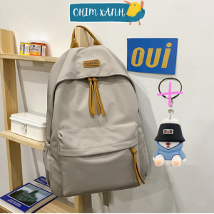 Balo học sinh nữ đi học đi chơi xinh xắn cute kiểu dáng hàn quốc ulzzang màu trơn trắng đen đơn giản CX29