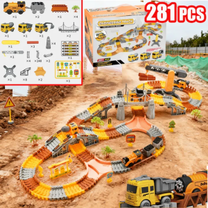 🚄Magnetic Electric Train Track Toy Building Blocks Track Car Boy Puzzle Toys Vehicle Rail Maglev Car for Kids Gift 磁吸轨道车