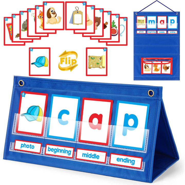 Norkee Kids Preschool Learning Toy Word Spelling Game Interactive Cvc