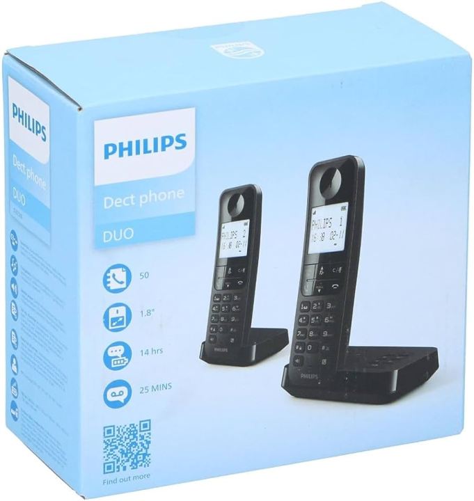 Phone Book Machine PHILIPS Cordless Phone | D2701B | D2702B | D2751B | D2752B with ...
