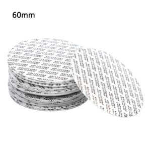 OKKFINE 200Pcs Set Self-Adhesive Foam Pressure Sensitive Gasket 20MM-95MM Pressure Sensitive Self-Adhesive Sealing Gasket Cap Lining Seal Cap Lining Tamper Resistant Seals Cosmetic Jar