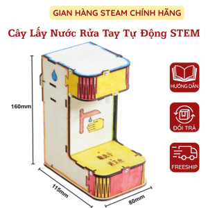 Mô Hình Cây Lấy Nước Rửa Tay Tự Động Bằng Cảm Biến - Đồ Chơi Khoa Học Công Nghê Stem