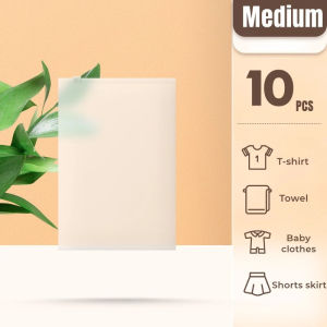 10PCS Travel Storage Bags Packaging for Clothing Waterproof Dustproof Plastic Zipper Bags